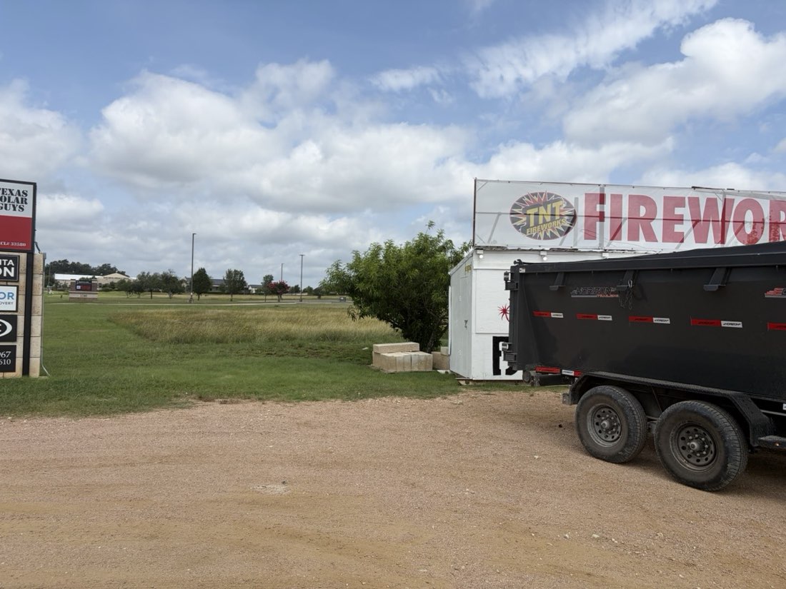 Business lot cleared of boxes and debris after JATS cleanup